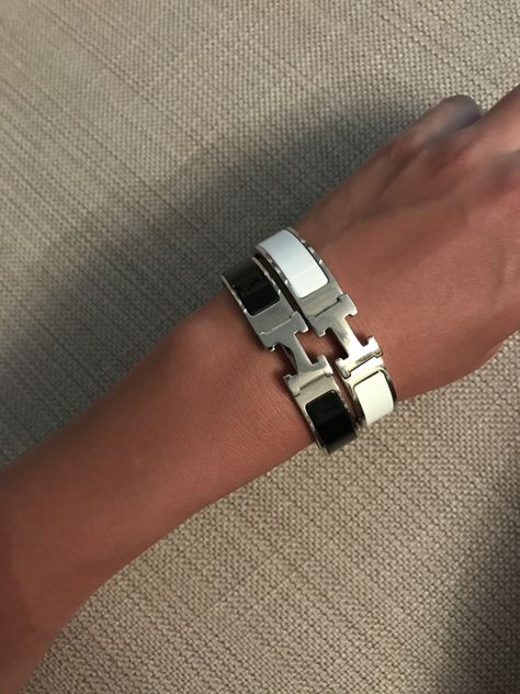 Hermes Click Clack Bracelet, Hermes Silver Bracelet, Hermes Bracelet Silver, Hermes Clic H Bracelet, Scandi Chic, Cloudy Skies, Hermes Bracelet, Monochromatic Outfit, Hermes Accessories