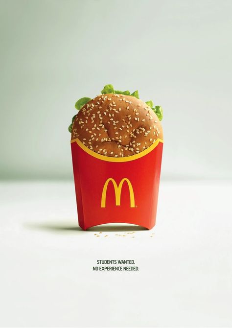 McMistakes...make mistakes :) Advertisement by TBWA, Belgium Mcdonalds Fast Food, Recruitment Ads, Mcdonalds Gift Card, 광고 디자인, Ad Of The World, Publicidad Creativa, Creative Jobs, Job Ads, Street Marketing