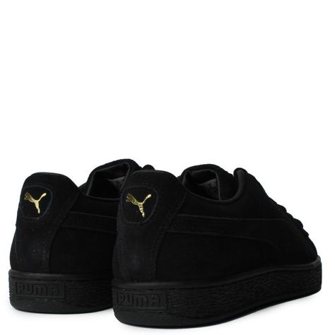 Black Puma Basketball Shoes, Black Puma Sneakers For Sports, Black Puma Suede, Puma Suede Classic Xxi, Puma Sneakers Black, Black Puma Training Sneakers, Denim Sneakers, Black Nike Shoes, Converse Shop