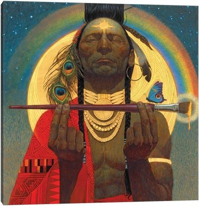 Butterflies Canvas Wall Art | iCanvas Thomas Blackshear, Native American Paintings, Indian Paintbrush, Native American Artwork, Art And Illustration, Indigenous Art, Beautiful Ladies, Native Art, Western Art