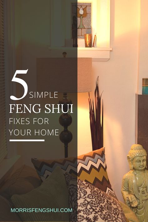 The basics: 5 simple Feng Shui fixes to focus on. Bedroom Feng Shui, Feng Shui Bedroom Tips, Fen Shui, Tidy Bedroom, Feng Shui Colours, How To Feng Shui Your Home, Feng Shui Living Room, Feng Shui Design, Feng Shui Art