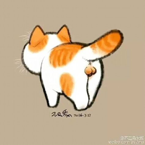 Paw Drawing, Stunning Tattoos, French Tattoo, Cat Anatomy, Drawing Styles, Dancing Cat, Paws And Claws, 캐릭터 드로잉, Cute Cartoon Drawings