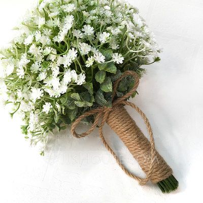 Rope Wedding Bouquet, Western Rope Bouquet, Hessian Wrapped Bouquet, Macrame Bridal Bouquet Wrap, Flower Bouquet Burlap Wrap, Outfit Boda, Gypsophila Bouquet, Beaded Diy, Floral Wedding Inspiration