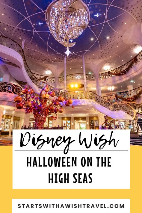 The Disney Wish, along with the rest of the Disney Cruise fleet, is all set to celebrate of this spooktacular holiday. Here's a have a first look today at the all-new Halloween décor aboard our newest ship, the Disney Wish! Vacation Planning Printables, Halloween Themed Movies, Halloween On The High Seas, Disney Halloween Cruise, Disney Cruise Packing List, Packing List For Disney, Disney Cruise Vacation, Disney Wish, Days Until Halloween