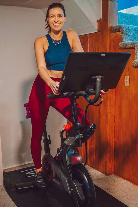 Peloton Review: One Year Later - Blue Mountain Belle Peleton Cycle, Peloton Workouts, Peloton Room, Peloton Cycle, 10 Min Abs, Home Workout Space, Fitness Hacks, Year Review, Peloton Bike