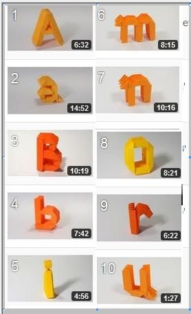 Origami letters--z Origami Letters Alphabet, Letters Origami, Origami Letters, Origami Numbers, Origami Alphabet, Origami Party, Origami Letter, Paper Folding Crafts, Letter Folding