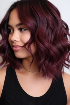 #BEAUTY, #RELATIONSHIPS #Fashion #Animals #Outfits #Winter Outfits #Animals Dark Red Shoulder Length Hair, Shoulder Length Hair Red, Red Shoulder Length Hair, Shoulder Length Red Hair, Witch Oc, Pretty Short Hair, Hair Tutorials For Medium Hair, Color Inspo, Hair Stuff