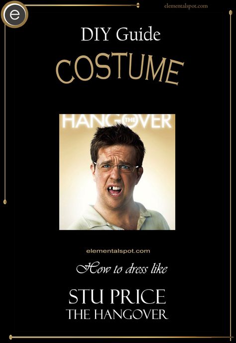 Stu Hangover Costume, Hangover Costume, Price Costume, The Hangover, Funny Men, Cosplay Diy, Cotton Polo Shirt, Cotton Polo, Man Humor