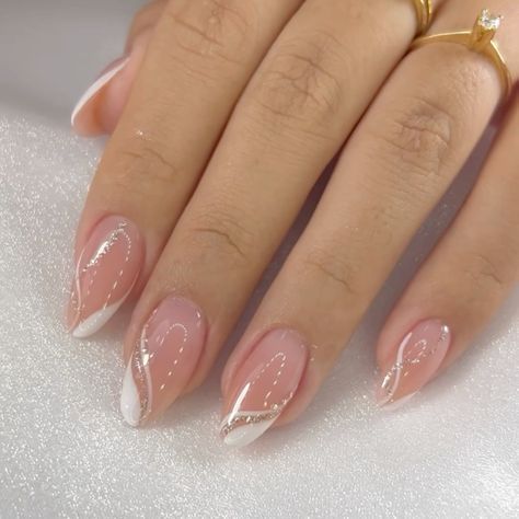 Manicure Nail Designs, Formal Nails, Simple Gel Nails, Casual Nails, Bride Nails, Elegant Nails, Bridal Nails, Prom Nails, Chic Nails