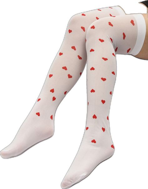 Heart Stockings Outfit, Stocking Outfit, Halloween Idea, Stockings Outfit, Idea Board, Heart Pattern, Heart Patterns, Amazing Products, Stockings