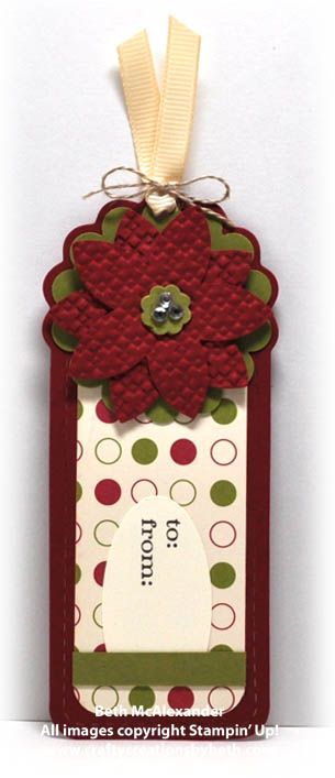 Stampin Up Two Tags Bigz, Simple Card Making Ideas, 2010 Christmas, Xmas Gift Tags, Xmas Tags, Gift Wrap Tags, Scrapbook Tag, Christmas Paper Crafts, Handmade Gift Tags