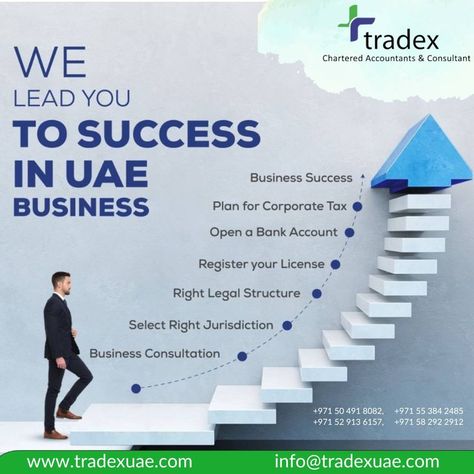 Company Formation in Dubai - Tradex 🔑 Don't settle for mediocrity. With our comprehensive business consulting services, we'll equip you with the knowledge and insights to make strategic decisions that propel your business to new heights. 💡💼From crafting a robust business plan for the corporate tax to opening a bank account, registering your license, and selecting the perfect legal structure and jurisdiction, we've got the winning formula. 💪🌍 💼 Your success is our mission! Join countless ent... Business Consultant Services, Business Consulting Services, Corporate Tax, Opening A Bank Account, Business Consultant, Chartered Accountant, Business Consulting, Consulting Services, Don't Settle