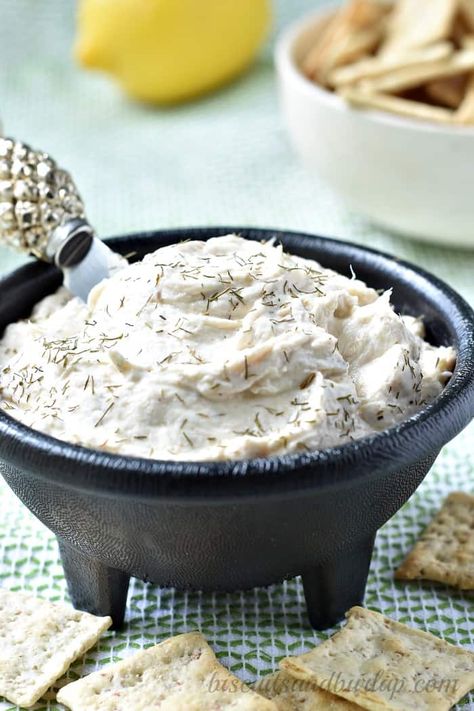 Smoked Fish Dip better than at your favorite beach bar from BiscuitsandBurlap.com White Fish Dip, Smoked Fish Spread, Smoked Fish Dip Recipe, Fish Dip Recipe, Salmon Dip Recipes, Whitefish Salad, Smoked Fish Dip, Smoked Cod, Fish Dip