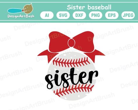 Baseball Sister, Sister Svg, Perfect Sisters, Baseball Ball, Baseball Balls, Baseball Svg, Flower Svg, Baseball Shirt, Shirt Svg