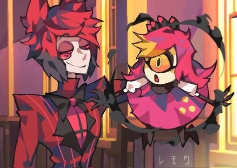 our Hazbin Ho… on Tumblr Nifty And Alastor, Alastor Hazbin Hotel, Vivziepop Hazbin Hotel, Anime Pics, Hotel Art, Helluva Boss, Hazbin Hotel, Art Reference Photos, Aesthetic Anime