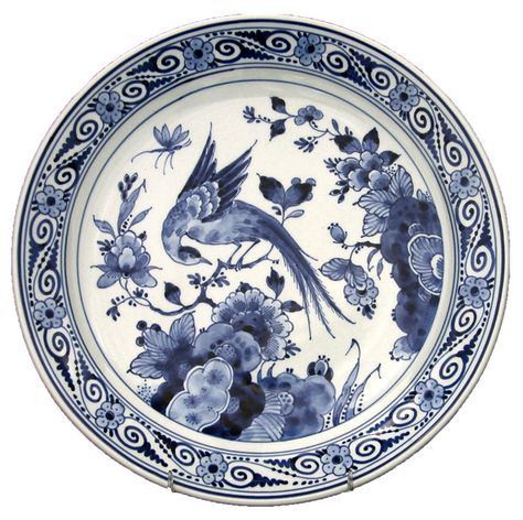 China Plate Pattern, Chinoiserie Plate, Delft Plates, Traditional Floral Design, Tea Time Table, Delft Vase With Flowers, European Ceramics, Crown Ducal, Delft Tea Cup