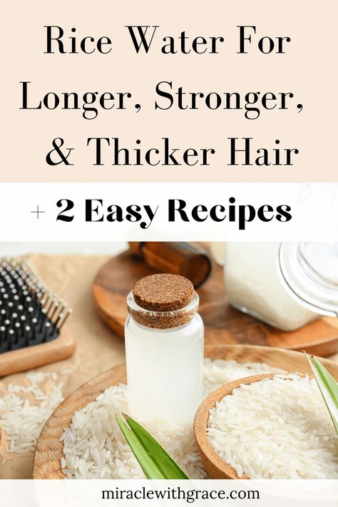 Homemade Rice Water For Hair, Hair Growth Thicker How To Grow, Diy Rice Water For Hair Growth, Diy Hair Serum Growth, How To Use Rice Water For Hair Growth, Rice Water For Hair Growth Recipe, How To Make Rice Water For Hair Growth, Hair Rice Water, Natural Type 4 Hair