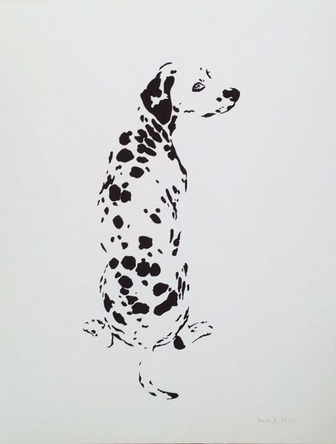 Now a tourist guide from Zadar, Sandra Babac, has started an initiative to place a pedestrian crossing in Zadar in the pattern of a Dalmatian. Dog Ink Illustration, Dalmatian Line Art, Dalmation Tattoo Ideas, Dalmation Illustration, Dalmation Drawing, Contrast Drawing Ideas, Closure Drawing, Dalmatian Tattoo, Dalmatian Drawing