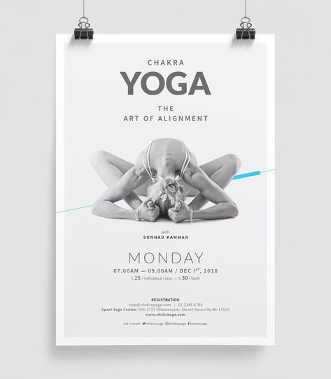 Yoga Poster/Flyer Template INDD, IDML. A3, A4 & Us Letter + Bleed. Yoga Poster Design, Class Poster Design, Yoga Flyer, Magazine Design Cover, Wellness Workshop, Yoga Master, Fitness Flyer, Arts And Crafts Storage, Yoga Workshop