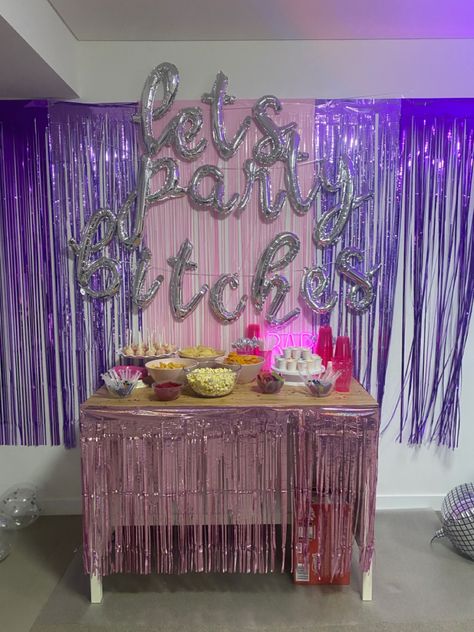 2000s Party Decor, Disco Party Food, Disco Party Birthday, Party Food Table, 22nd Bday, Disco Cake, Disco Birthday, 2000s Party, 25th Birthday Parties