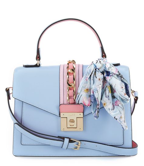 Pastel blue handbag pairs well with any spring outfit. #springstyle #handbags #blue #accessories #ad Tas Lv, Fall Handbags, Blue Handbags, Wardrobe Inspiration, Top Handle Handbags, Window Shopping, Cute Purses, Prada Handbags, Gucci Handbags