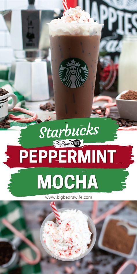 Peppermint Mocha Iced Coffee Recipe, Peppermint Coffee Starbucks, Peppermint Mocha Starbucks Recipe, Starbucks Iced Peppermint Mocha, Peppermint Mocha Coffee Recipe, Peppermint Frappuccino Recipe, Nespresso Peppermint Pinwheel Recipe, How To Make Peppermint Mocha At Home, Copycat Starbucks Peppermint Mocha