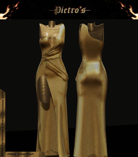 #101 | Pietro's on Patreon Sims 4 Gold Dress, Sims 4 Patron, Sims 4 Cc Prom Dress, Sims 4 Prom Dress Cc, Khloe Kardashian Dress, Brown Dresses Formal, Kardashian Dresses, Black And White Wedding Theme, Sims 4 Black Hair