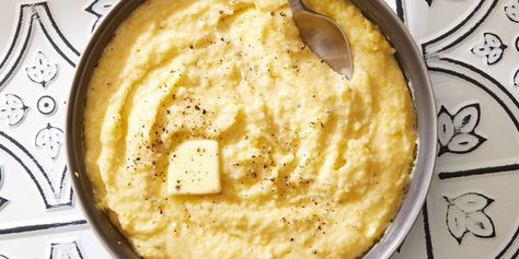 Best Polenta Recipe Creamy Parmesan Polenta, Creamy Polenta Recipes, Basic Polenta Recipe, Cornmeal Mush, Parmesan Polenta, Polenta Recipe, Lamb Ragu, Polenta Recipes, Grits Recipe