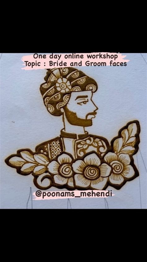 Side Face Groom Mehndi, Groom Face Mehndi Designs, Bride Face Mehandi, Groom Mehendi Designs, Mehndi Designs Fingers, Full Mehndi, Mehndi Designs Bridal, Mehndi Designs Bridal Hands, Simple Mehndi Designs Fingers