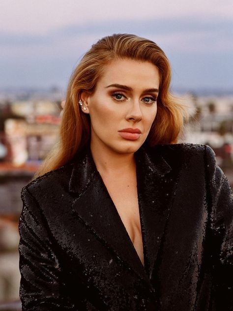 A never-before-seen photo from Adele's Vogue cover shoot. Photographed by Alasdair McLellan, styled by Tonne Goodman, Vogue, november 2021. #theman #her #adele #vogue #celebrity Adele Photos, Instagram Photoshop, Adele Adkins, White Pantsuit, Rolling Stones Magazine, Vogue Covers, Modern Man, Adele, Rolling Stones