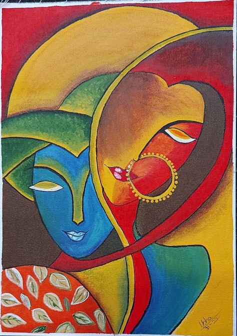 Pin by Usha Nagarajan on Telas in 2022 | Modern art paintings abstract, Canvas painting, Painting art projects Indian Modern Art Paintings Abstract, Canvas Painting Modern Art, Modern Art Canvas, Modern Indian Art, Ganesh Art Paintings, Modern Art Canvas Painting, Boho Art Drawings, Modern Graphic Art, Painting Modern Art