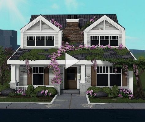 + roblox bloxburg house ideas, bloxburg house ideas aesthetic 2 story..! Bloxburg Architecture, Cottage Core Bloxburg House, Bloxburg Cottage, Bloxburg Exterior, Bloxburg Town, Floral House, Bloxburg Building, Blox Burg, Bloxburg Build Ideas