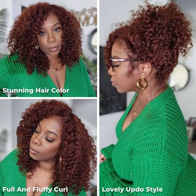 Jerry Curl, Curly Lace Front Wigs, Curly Human Hair Wig, Wig Lace, Hair Flip, Body Wave Hair, Red Head, Lace Closure Wig, Frontal Wig