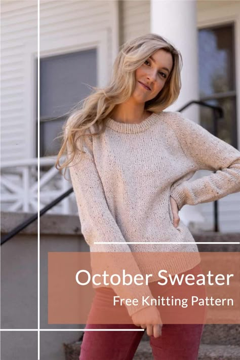 Jersey Patterns Knitted, Plus Size Sweater Pattern, Fall Sweater Patterns Free, Raglan Sleeve Knitting Pattern, Women’s Jumper Knitting Pattern, Basic Sweater Knitting Pattern Free, Jumper Knitting Pattern Free Womens, Bottom Up Sweater Knitting Pattern, Knitted Jersey Patterns For Women