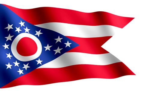 Ohio State Tattoos, Adam Cooper, Ohio State Flag, Usa Facts, State Tattoos, Us States Flags, Ohio Buckeyes, Buckeye Nation, Cleveland Rocks