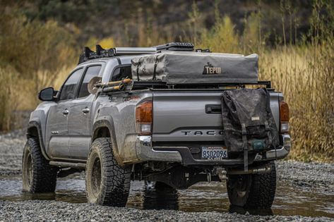 Tacoma Bed Storage, Taco Pictures, Toyota Tacoma Camping Truck Bed, Toyota Tacoma Camper Shell, Tacoma Long Bed, Tacoma With Camper Shell, Tacoma Bed Rack, Toyota Tacoma Mods, Off Road Camping