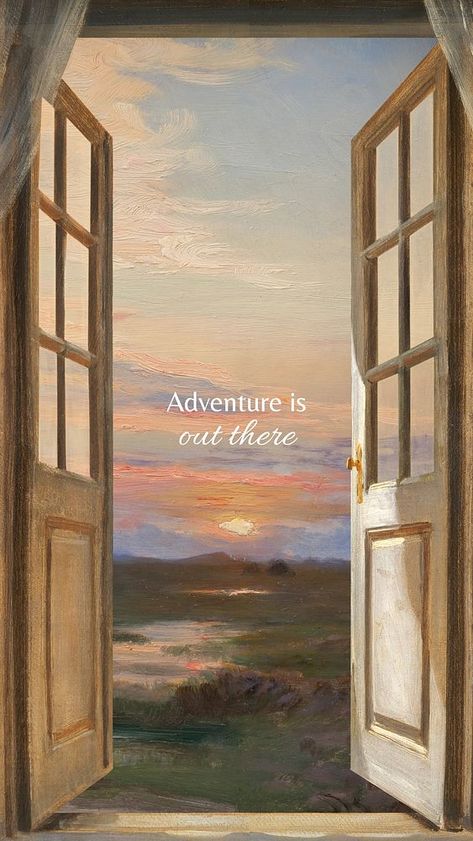 Adventure is out there mobile wallpaper template | premium image by rawpixel.com / audi Reminder Background Template, Aesthetic Facebook Cover, Hd Wallpaper Aesthetic, Quote Iphone Wallpaper, Wallpaper Template, Wallpaper Quote, Iphone Wallpaper Hd, Flower Background Iphone, 2024 Inspiration