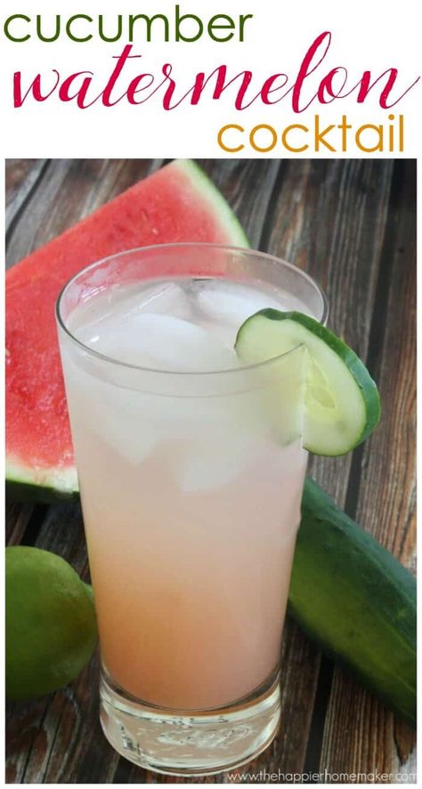 Hold on to your taste buds, this Cucumber Sunrise Cocktail is packed with refreshing flavors! Inspired by the Carnival Cruise Line Alchemy Bar! Cucumber Vodka Drinks, Watermelon Cocktail Recipes, Frozen Margarita Recipe, Cucumber Watermelon, Ginger Beer Cocktail, Cucumber Vodka, Summer Vodka Cocktails, Frozen Margarita, Watermelon Cocktail