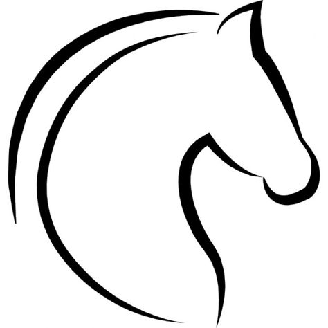 Horse Head Vectors, Photos and PSD files | Free Download Horse Head Outline, Head Outline, Horse Outline, Horse Stencil, Outline Images, Horse Silhouette, Horse Tattoo, Horse Logo, Horse Drawings