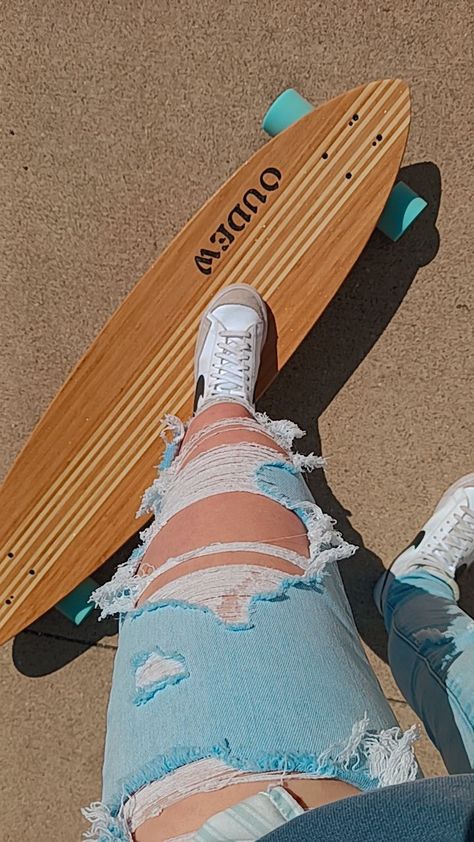 Longboarding Aesthetic, Longboard Aesthetic, Long Boarding, Skateboarding Aesthetic, Long Boards, Skate Boards, Longboard Design, Beach Hippie, Skateboard Aesthetic