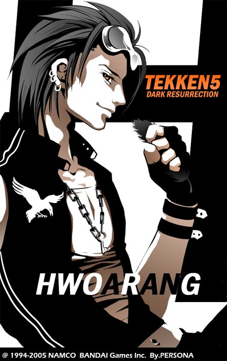 Hwoarang (Tekken) drawn by Jonathan Kim Hwoarang Tekken, Tekken Wallpaper, Tekken 4, Tekken 3, Jin Kazama, Anime Gangster, Graffiti Tattoo, Tekken 7, Classic Video Games