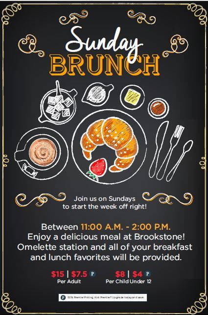 Sunday Brunch event flyer poster template Brunch Flyer, Brunch Event, Restaurant Design Inspiration, Restaurant Advertising, Restaurant Poster, Breakfast Specials, Brunch Restaurants, Event Poster Design, Restaurant Menu Design