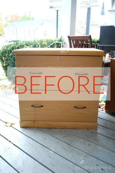 These organizer upcycles will completely wow you! Desk Flip, Diy File Cabinet, File Boxes, Wood File, Closet Shelf Organization, Grey Storage, Old Cabinets, Closet Cabinets, Old Chairs