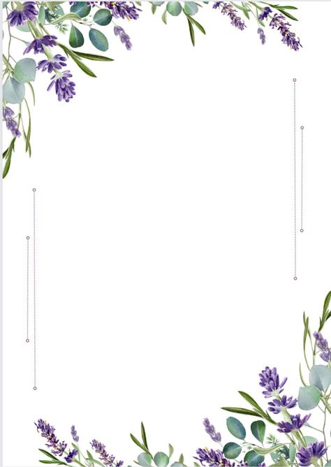 Lavender Wedding Invitations, Baby Boy Invitations, Flower Background Design, Flower Background Iphone, Wedding Card Frames, Writing Paper Printable Stationery, Wedding Invitation Background, Floral Invitations Template, Paper Background Design