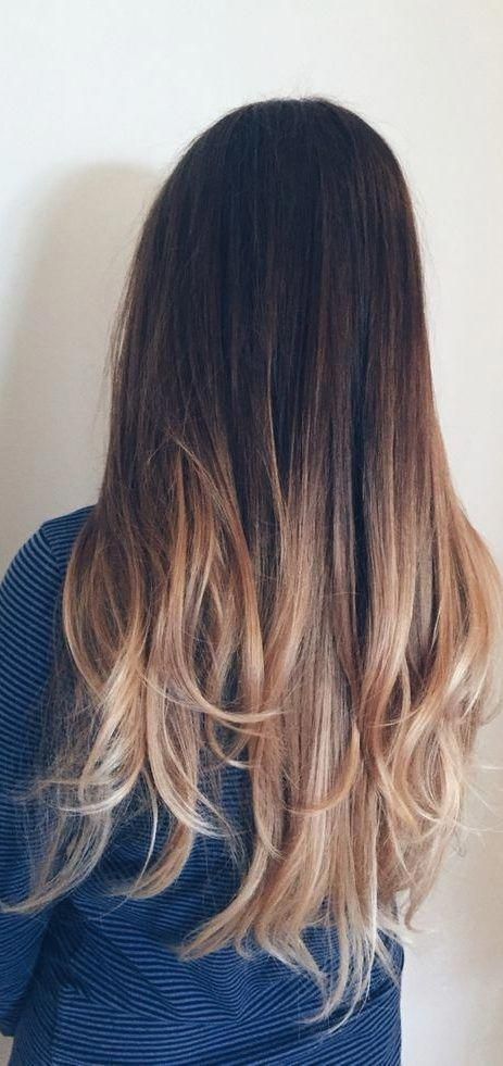 Brown To Light Brown Ombre, Dark Brown To Light Brown Ombre, Ombre Long Hair, Ombre Hair Brunette, Dark Brown To Light Brown, Long Hair Color Ideas, Coffee Brown Hair, Light Brown Ombre, Dark Ombre Hair