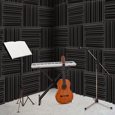 These are by far my favorite foam panels. They look cool and function well. Acoustic Foam Panels, Studio Foam, Drum Room, Sound Panel, Cheap Wallpaper, Acoustic Foam, Bass Trap, Ceiling Panel, Foam Panels