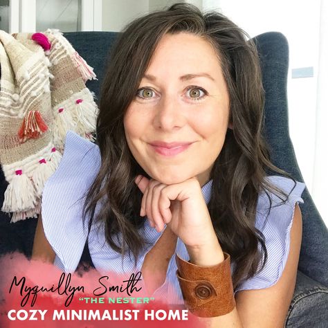 We are talking to Myquillyn Smith @thenester today on our latest podcast. Myquillyn is the woman behind the successful design blog, The Nester, as well as author of two books, her latest just released today, Cozy Minimalist Home. Myquillyn fully embraces the philosophy that it doesn’t have to be perfect to be beautiful and rather, has an eye in seeing the potential to transform any space in minimal and accessible ways. Myquillyn is down to earth, uber creative and full of inspiration. The Nester Myquillyn Smith, Myquillyn Smith, The Nester, Style Quizzes, Cozy Minimalist, Natural Beauty Brands, Simple Gift Wrapping, Clear Jars, Earth Design