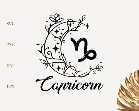 Zodiac Svg, Zodiac Signs Symbols, Capricorn Tattoo, Zodiac Tattoos, Zodiac Designs, Zodiac Tattoo, Capricorn Zodiac, Zodiac Art, Zodiac Symbols