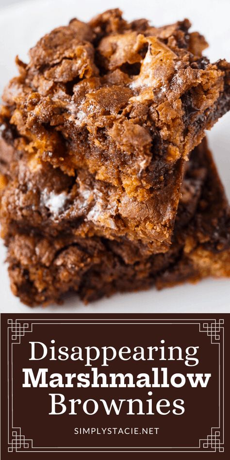 State Recipes, Baking Brownies, Marshmallow Brownies, Bar Desserts, Simply Stacie, Homemade Snickers, Easy No Bake Desserts, Oreo Dessert, Bar Recipes