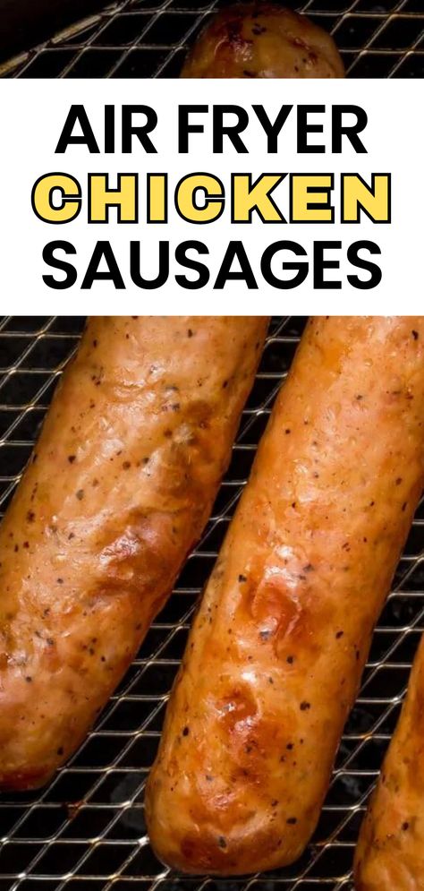 Chicken Sausage Dinner Ideas, Chicken Sausage Dinner, Air Fryer Chicken Sausage, Sausage Dinner Ideas, Family Lunch Recipes, Chicken Sausage Recipes, Raw Breakfast, Chicken Lunch Recipes, Breakfast Sausage Links